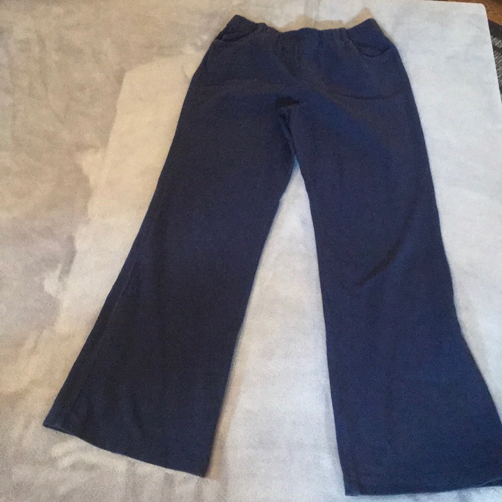 Super cute girls LLBean faux navy blue jeans